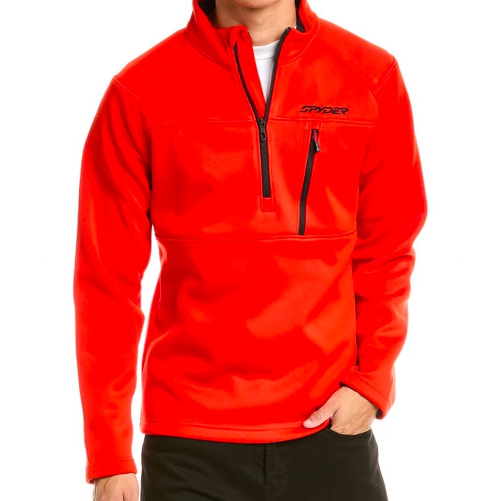 NEW Mens SPYDER Encore Half Zip Fleece Jacket size M
